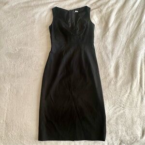 J. Crew Career Wool Little Black Dress Midi size 0